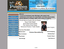 Tablet Screenshot of patspontoon.com